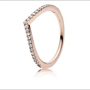 Pandora Rose Shimmering Wish Ring